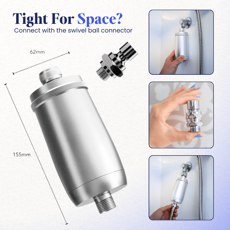 PuraHome™ Premium In-line Shower & Bath Filter