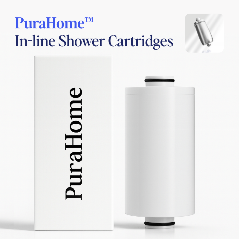 PuraHome™ Premium In-line Shower & Bath Filter Cartridges