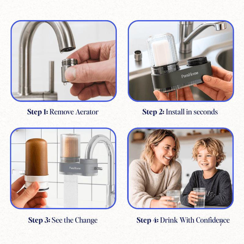 PuraHome™ Tap Water Filter (B2G1FREE)