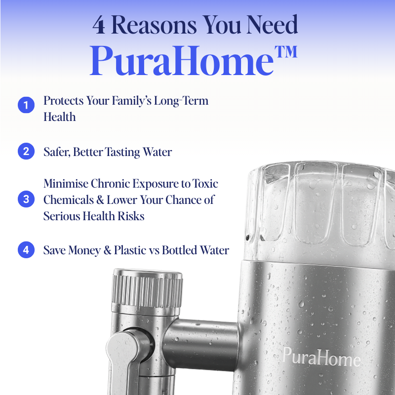 PuraHome™ - Stainless Steel Tap Water Filter