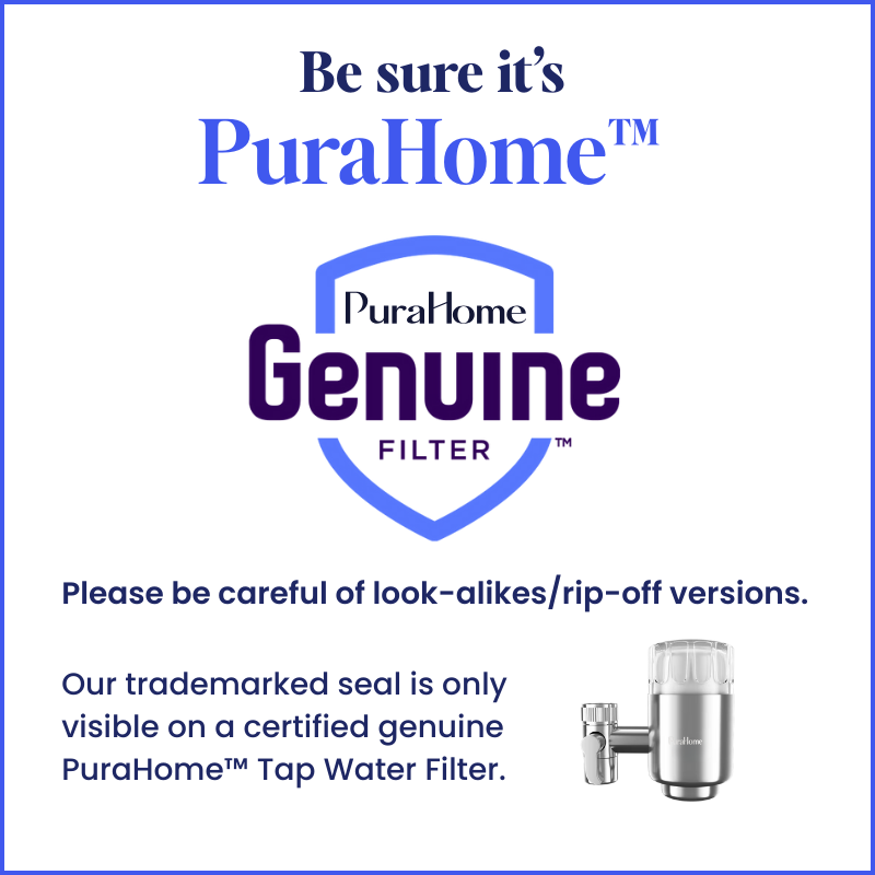 PuraHome™ - Stainless Steel Tap Water Filter