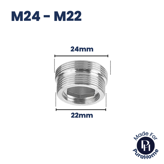 24mm Male Short