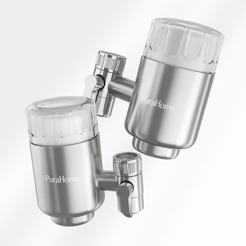 PuraHome™ - Stainless Steel Tap Water Filter