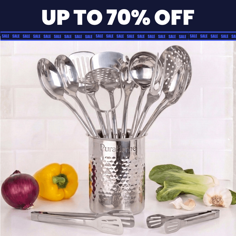 12-Piece Stainless Steel Utensil Set
