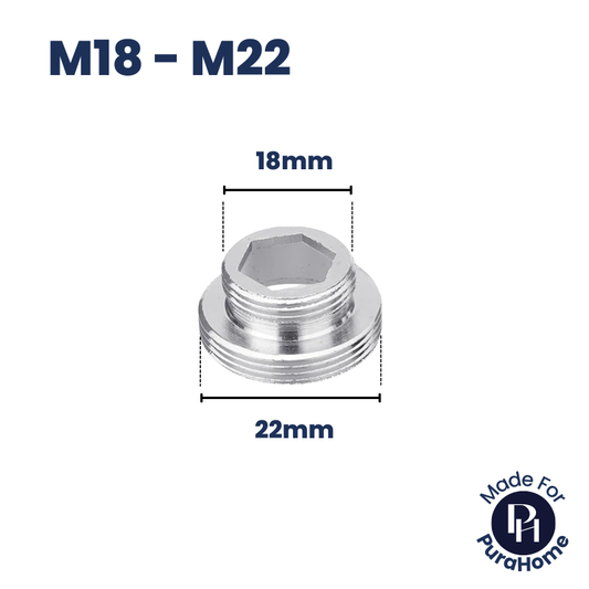 18mm Male Short