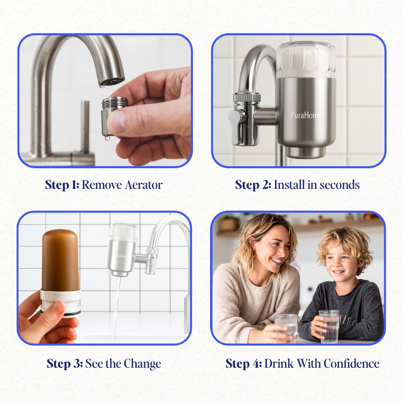 PuraHome™ Stainless Steel Filter Cartridges