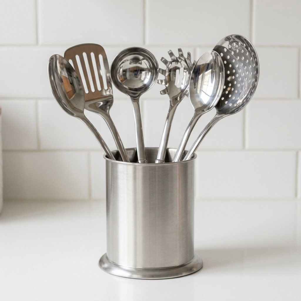 Stainless Steel Utensil Holder